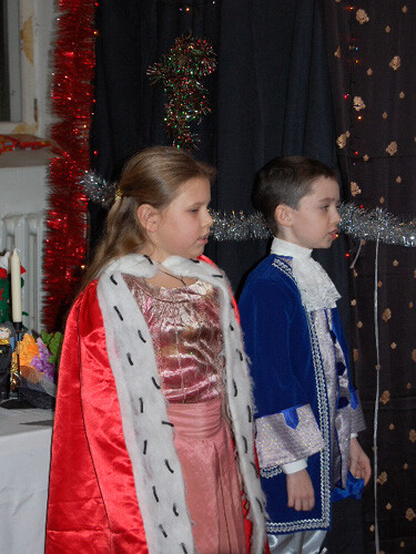 Рождественский праздник 2008. Принц и принцесса.
